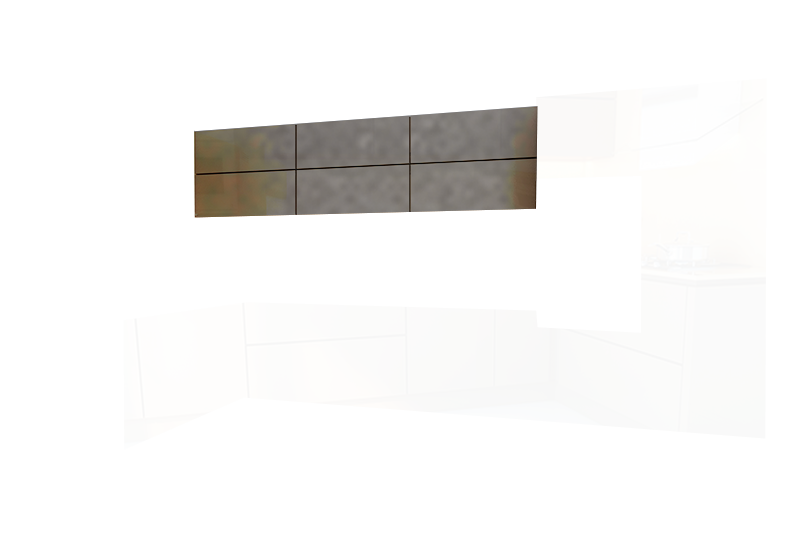 фотография из конструктора Мир Вокруг Кухни - верхний модуль цвета Антрацит Металлик
