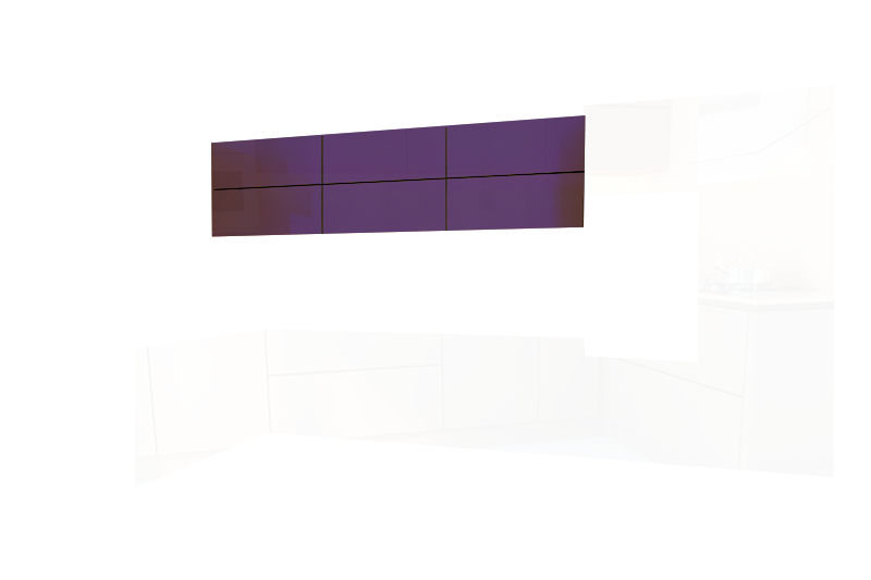 фотография из конструктора Мир Вокруг Кухни - верхний модуль цвета Баклажан