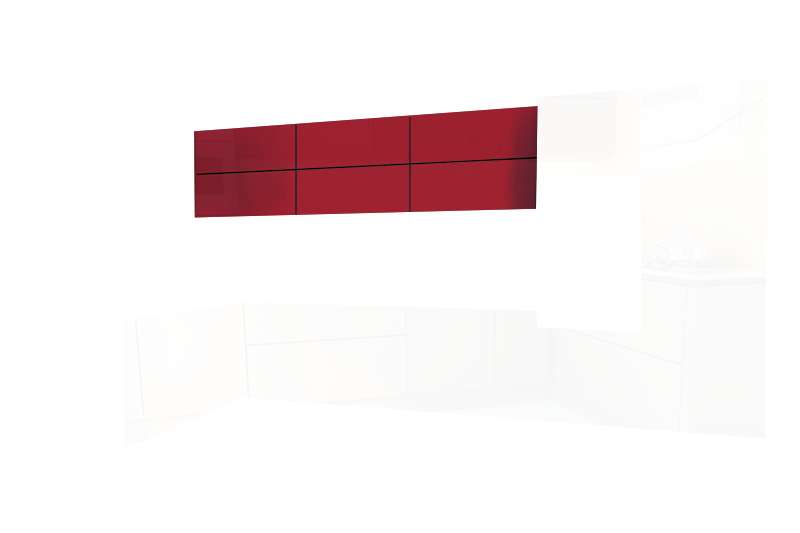 фотография из конструктора Мир Вокруг Кухни - верхний модуль цвета Бордо