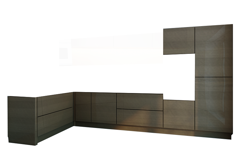фотография из конструктора Мир Вокруг Кухни - нижний модуль цвета Дуб Фраппе
