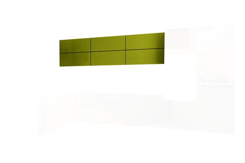 фотография из конструктора Мир Вокруг Кухни - верхний модуль цвета Фисташковый
