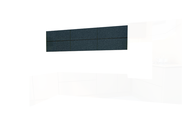 фотография из конструктора Мир Вокруг Кухни - верхний модуль цвета Кобальт Металлик